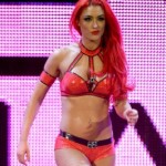 Eva Marie Shows Off The Goods In A Tight Leather Top