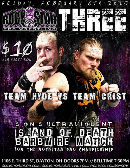 Rockstar iPPV on Feb 6 in Ohio: Team Crist-Team DJ Hyde