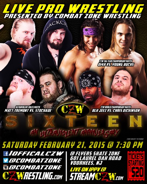 CZW Announces World Title Match for Feb 21 on iPPV