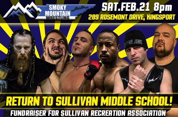 NWA Smoky Mountain Announces Double Main Event For February 21st, 2015 Live Event in Kingsport, TN