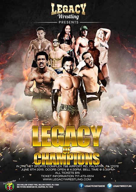 Legacy June 6 in Palmyra, PA; PJ Black, Tournament, & More