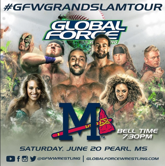 Results: Global Force Wrestling (GFW) – Grand Slam Tour – 6/20/15 – Pearl, MS