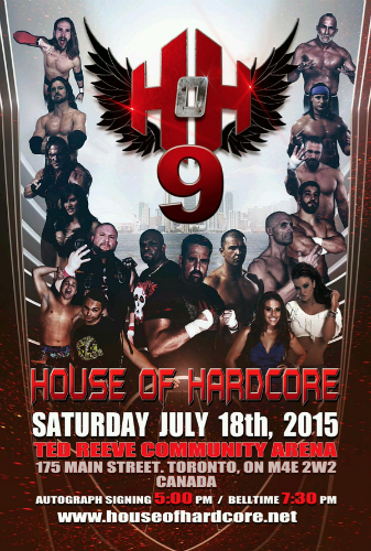 Results: House of Hardcore (HoH) – HoH9 – July 18th, 2015 – Toronto, Canada