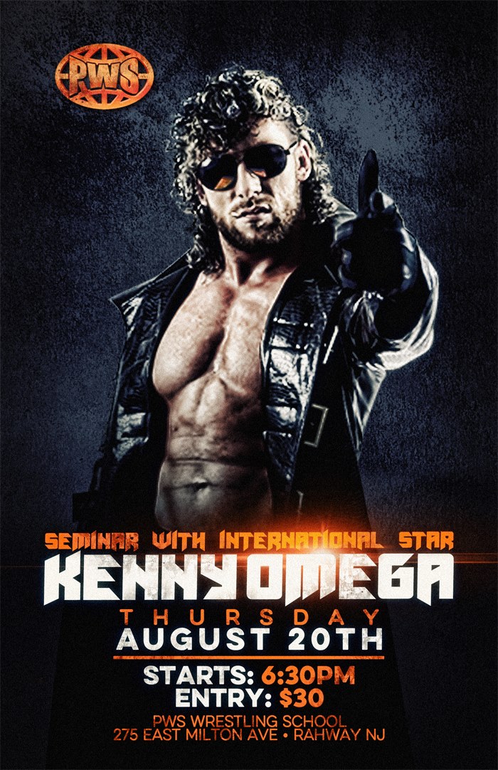 PWS Offering Seminar With New Japan Pro Wrestling Star and Bullet Club Member Kenny Omega