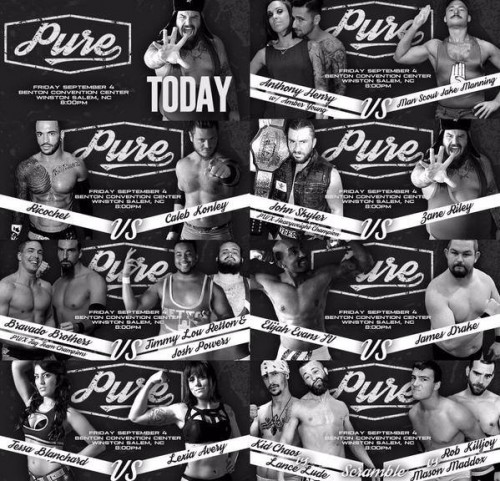 Results: Premiere Wrestling Xperience (PWX) – Pure – September 4th, 2015 – Winston-Salem, NC